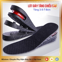 1 Cặp Lót Độn Giày Tăng Chiều Cao Có Đệm Khí Cả Bàn & Nửa Bàn Cao Cấp