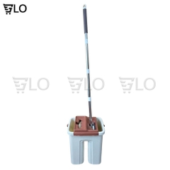 Bộ Cây Lau Nhà 2 Ngăn Kèm Thùng Tự Vắt Tiện Dụng