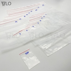1 Kg Túi Nilon Khoá Zipper Miết Mép, Vuốt Miệng Ziplock Trong Suốt Chuyên Đóng Gói, Đựng Phụ Kiện, Quần Áo