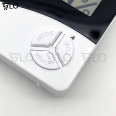 Nhiệt Ẩm Kế HTC-1/HTC-2, Máy Đo Nhiệt Độ, Độ Ẩm, Kiêm Đồng Hồ Báo Thức, Lịch Để Bàn Màn Hình LCD Có Kèm Pin