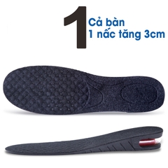 1 Cặp Lót Độn Giày Tăng Chiều Cao Có Đệm Khí Cả Bàn & Nửa Bàn Cao Cấp