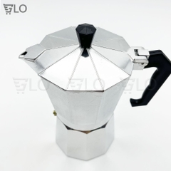 Bình Pha Cà Phê Mini Inox Moka 300ml, Phong Cách Kiểu Ý, Ấm Pha Cafe