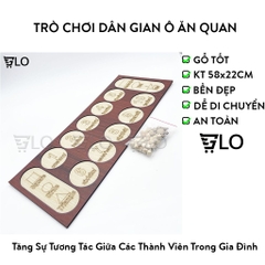 Trò Chơi Dân Gian Ô Ăn Quan Bộ Đồ Chơi Boardgames Bằng Gỗ Tiện Lợi Và Bổ Ích GloShop