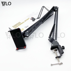 Giá Đỡ Kẹp Ipad, Máy Tính Bảng, Điện Thoại Để Đầu Giường, Cạnh Bàn Xoay 360 Độ