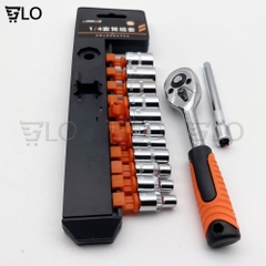 Bộ Cờ Lê Ổ Cắm Ratchet Đa Chức Năng, Bộ Khẩu Tay Vặn 1/4