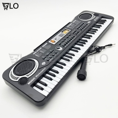 Đàn Piano Electronic Keyboard 61 Phím Kèm Mic Cho Bé