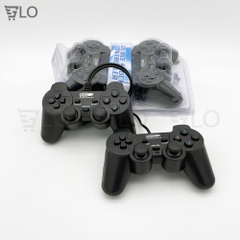 Tay Cầm Chơi Game Đôi Gamepad Có Rung Đen