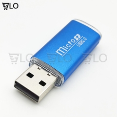Đầu USB Đọc Thẻ Nhớ MicroSD Mini - Nhỏ Gọn, Bền Đẹp, Đọc Thẻ Ổn Định Mọi Lúc Mọi Nơi