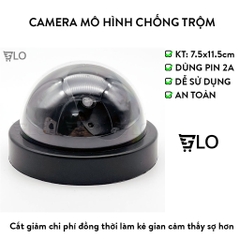 Camera Mô Hình Chống Trộm Giống Như Thật, Có Đèn Hồng Ngoại Dùng Pin 2A - Giải Pháp Tiết Kiệm và Hiệu Quả Cho Cửa Hàng