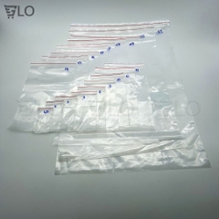 1 Kg Túi Nilon Khoá Zipper Miết Mép, Vuốt Miệng Ziplock Trong Suốt Chuyên Đóng Gói, Đựng Phụ Kiện, Quần Áo