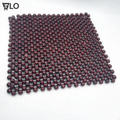 Miếng Đệm Lót Ghế Hạt Gỗ 45cm Làm Từ Gỗ Hương 100%, Giúp Massage Tránh Ra Mồ Hôi Phòng Ngừa Bệnh Tật Hiệu Quả