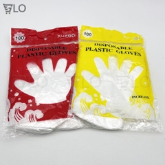 Bao Tay Nilon Dùng 1 Lần(Combo 100/200 Cái) - Sạch Sẽ – Tiện Dụng – Bảo Vệ Bàn Tay Mỗi Ngày