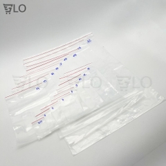 1 Kg Túi Nilon Khoá Zipper Miết Mép, Vuốt Miệng Ziplock Trong Suốt Chuyên Đóng Gói, Đựng Phụ Kiện, Quần Áo