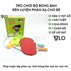 Trò Chơi Bộ Bóng Bàn Rèn Luyện Phản Xạ Cho Bé