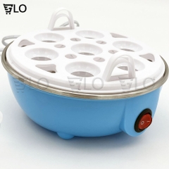 Máy Luộc Trứng Hấp Thức Ăn Đa Năng 2 Tầng, Nồi Hấp Bánh Bao, Rau Củ, Hải Sản