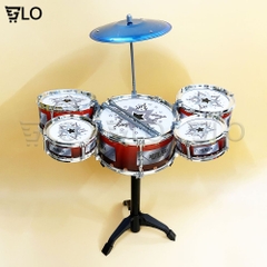 Bộ Trống Jazz Drum 5 Trống Có Ghế Cho Bé