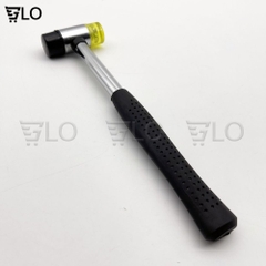 Búa Cao Su 2 Đầu Φ20mm Cán Kim Loại Bọc Nhựa Dài 24cm