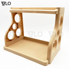 Kệ Nhựa 2 Tầng Lớn Đựng Vật Dụng Nhà Bếp 40 x 32 x 24cm
