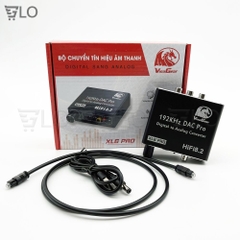 Bộ Vinagear XL6 Pro Chuyển Quang Optical Sang Audio(Digital Sang Analog) Chính Hãng Cao Cấp, Có Nút Điều Chỉnh Âm Lượng