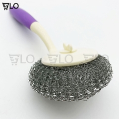 Cây Chà Rửa Xoong Nồi Cán Dài - Cọ Sạch Mọi Ngóc Ngách - Giữ Nhà Bếp Luôn Sáng Bóng