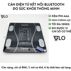 Cân Điện Tử Kết Nối Bluetooth Đo Sức Khỏe Thông Minh Đo Chỉ Số Sức Khỏe Kiểm Soát Ăn Uống, Hoạt Động Thể Thao, Tỷ Lệ Mỡ