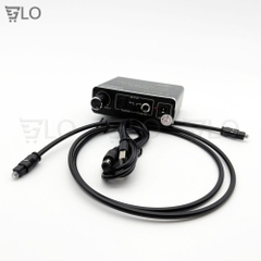 Bộ Vinagear XL6 Pro Chuyển Quang Optical Sang Audio(Digital Sang Analog) Chính Hãng Cao Cấp, Có Nút Điều Chỉnh Âm Lượng