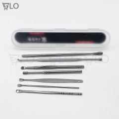 [Inox] Bộ Dụng Cụ Lấy Ráy Tai 7 Món Mẫu Mới Cây Móc Lỗ Tai Chuyên Dụng