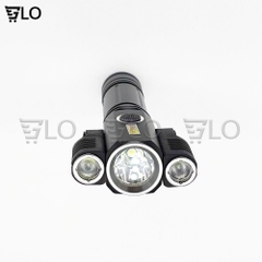 Đèn Pin Siêu Sáng Kinsach Ks-738 3 Bóng Xoay 360 Độ