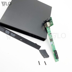 Box DVD USB 2.0 Sata Loại 12.7mm, Biến DVD Laptop Thành DVD Di Động