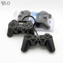 Tay Cầm Chơi Game Đôi Gamepad Có Rung Đen