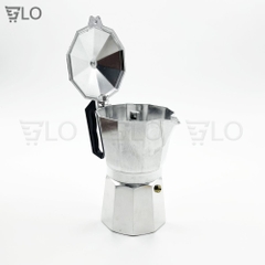 Bình Pha Cà Phê Mini Inox Moka 300ml, Phong Cách Kiểu Ý, Ấm Pha Cafe