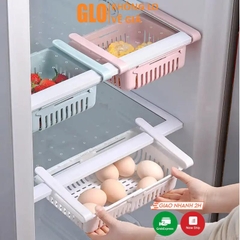 Khay Nhựa Đựng Thức Ăn Trong Tủ Lạnh Co Giãn Thông Minh Tiết Kiệm Không Gian
