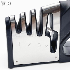 Dụng Cụ Mài Dao Kéo 4 In 1 Cao Cấp Thép Không Gỉ, Giúp Mài Nhanh, Siêu Sắc Bén, Lưỡi Mài Phủ Gốm Ceramic