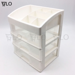 Kệ Đựng Mỹ Phẩm Đồ Trang Điểm Trang Sức 4 Tầng, 5 Tầng Ngăn Kéo Tiện Dụng