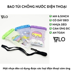 Bao Túi Chống Thấm Nước Điện Thoại Di Động Trong Suốt, Có Dây Đeo Cổ Và Khóa, Cảm Ứng, Chụp Hình Khi Đi Biển, Bơi Lội