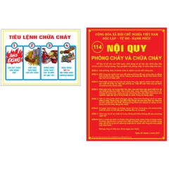 [Hỏa Tốc HCM] Bộ Nội Quy Tiêu Lệnh Phòng Cháy Chữa Cháy