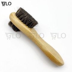 Bàn Chải Đánh Giày Lông Ngựa Chi Tiết Nhỏ Kèm Khăn Lau Giày Chuyên Dụng