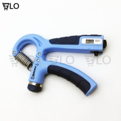 Kềm Bóp Tay 5-60kg Hình Chữ R Có Bộ Đếm Số, Điểu Chỉnh Lực, Tập Cơ Cổ Tay, Dụng Cụ Tập Gym Tại Nhà