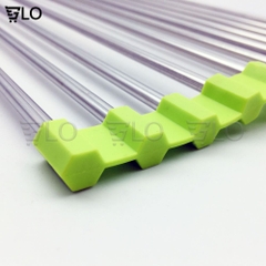 Kệ Để Chén Xếp Gọn Inox Gắn Bồn Rửa Chén, Có Thể Cuộn Tròn, Giải Pháp Tiện Ích Cho Mọi Gia Đình