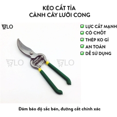 Kéo Cắt Tỉa Cành Cây Lưỡi Cong Nhỏ Gọn