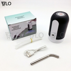Vòi Bơm Hút Rót Nước Điện Tự Động Dùng Pin Sạc Kèm Dây Nguồn USB Cho Bình Nước Khoáng