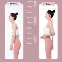 [Hỏa Tốc HCM] Gậy Tập Yoga Thẳng Lưng, Thanh Gậy Tập Yoga Chống Gù Lưng, Mở Vai Hình Chữ Thập