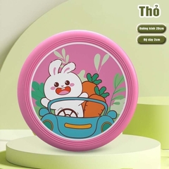 Đồ Chơi Ném Đĩa Bay Mềm Cho Bé Loại 20cm An Toàn Nhiều Họa Tiết Vui Nhộn Dễ Thương