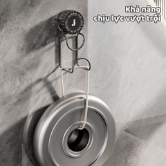 Móc Treo Thau Chậu Nhà Tắm Hút Chân Không Chịu Lực, Giá Cốc Hút Treo Đồ Đa Năng Không Khoan Đục