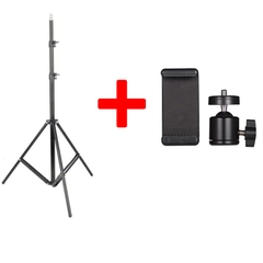 [Hỏa Tốc] Chân Đèn Live Cao 2.1m Studio, Chân Đèn Flash Cho Livestream Chụp Ảnh, Quay Phim, Điện Thoại, Máy Chiếu