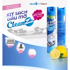 Bình Xịt Tẩy Dầu Mỡ Nhà Bếp CleanZ 450ml Đánh Bay Vết Bẩn Cứng Đầu Trên Xoong Nồi, Tường Gạch, Lưới Máy Hút Mùi