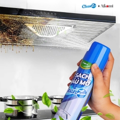 Bình Xịt Tẩy Dầu Mỡ Nhà Bếp CleanZ 450ml Đánh Bay Vết Bẩn Cứng Đầu Trên Xoong Nồi, Tường Gạch, Lưới Máy Hút Mùi