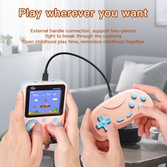 Máy Chơi Game Cầm Tay G5 500 Trò Chơi, Có Thể Sạc Lại, Kèm Tay Cầm Chơi Game 2 Người
