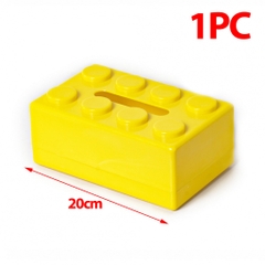 Hộp Đựng Khăn Giấy Hình Khối Xây Dựng Nhựa PP Phong Cách Hoạt Hình Pixel - Hộp Đựng Giấy Đựng Khăn Ăn