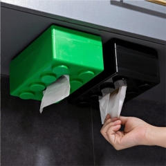 Hộp Đựng Khăn Giấy Hình Khối Xây Dựng Nhựa PP Phong Cách Hoạt Hình Pixel - Hộp Đựng Giấy Đựng Khăn Ăn